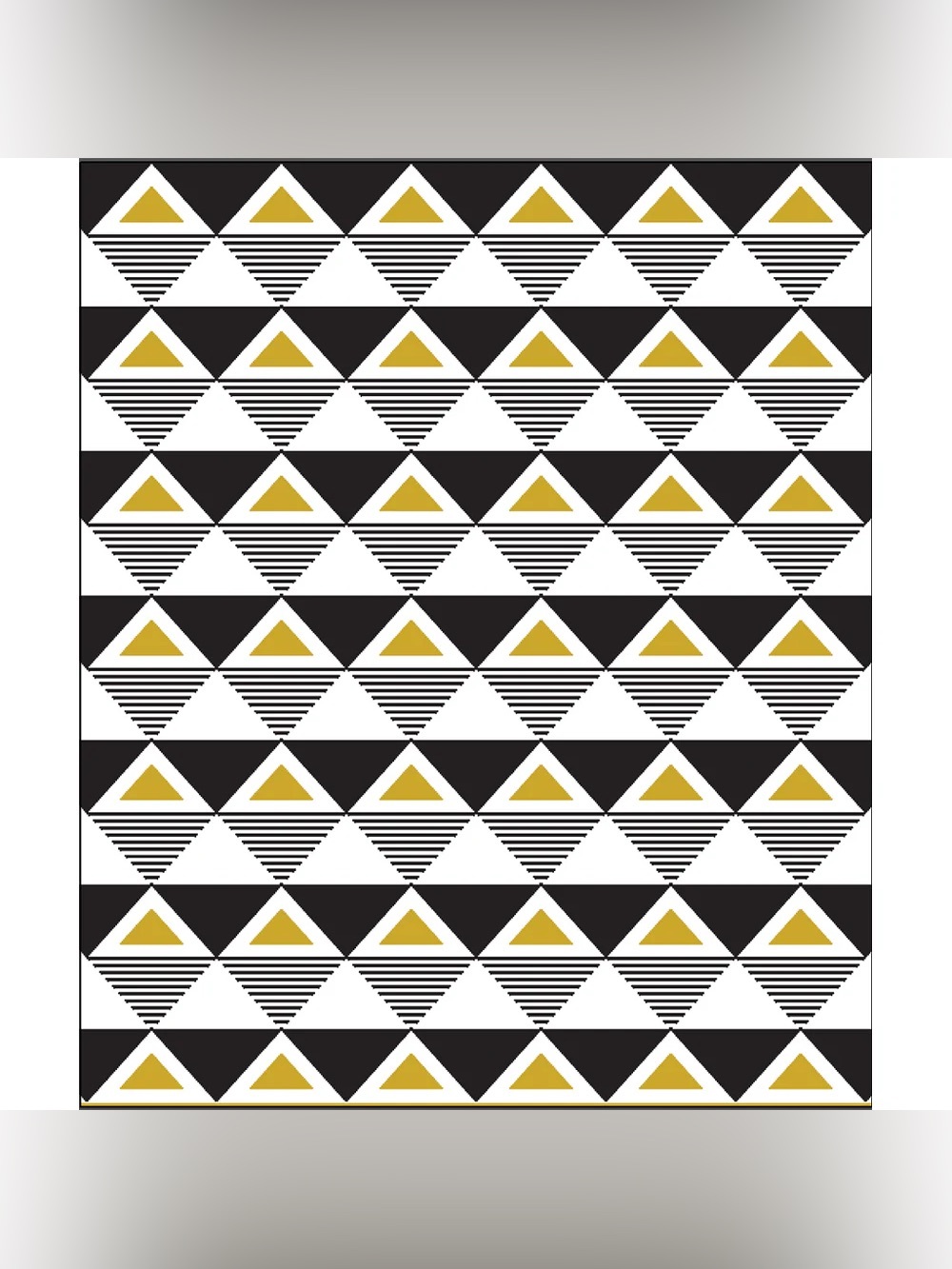 Gorgeous Knit Throw Blanket Seek and Swoon Envie MCM Vintage Chevron & Geometric - Picture 7 of 11